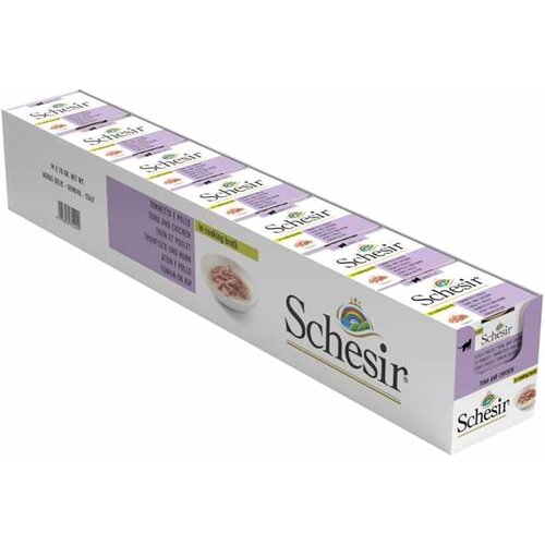 Schesir cat tunjevina i govedina u želeu, 85gr Slike