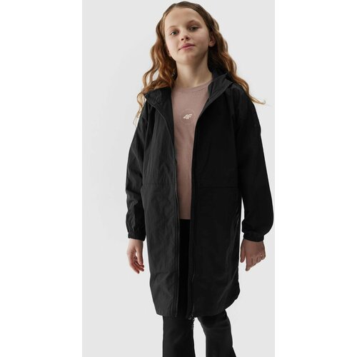 4f girls' transitional jacket - black Slike