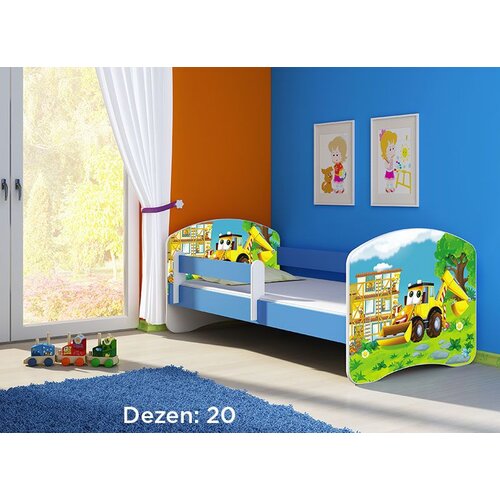 ACMA dečiji krevet ii 160x80 + dušek 6 cm BLUE20 Slike