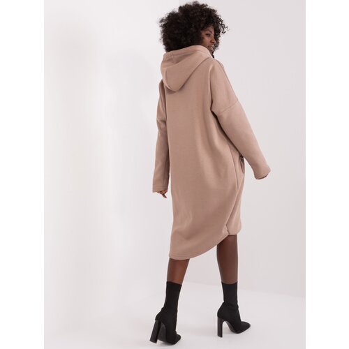 RELEVANCE Sweatshirt-RV-BL-4858-2.97P-dark beige Cene
