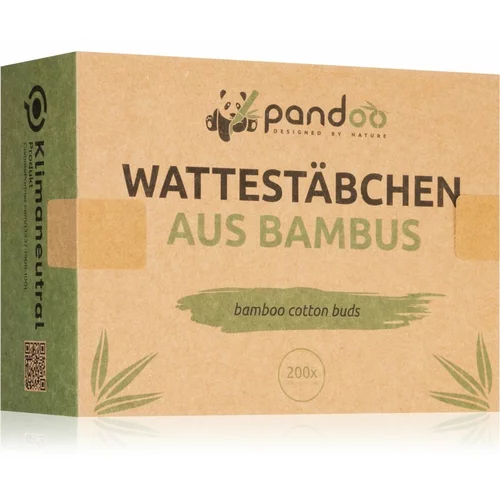 Pandoo Bamboo Cotton Buds štapići za uši 200 kom
