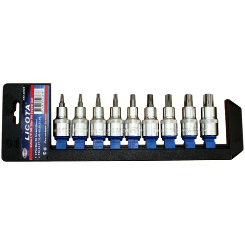 Boni-shop 9-Delni Set &scaron;estkotni Nastavkov T20-T60 iz Krom-Vanadijevega Jekla s 1/2 col za Industrijsko Uporabo, (5000222226) Cene
