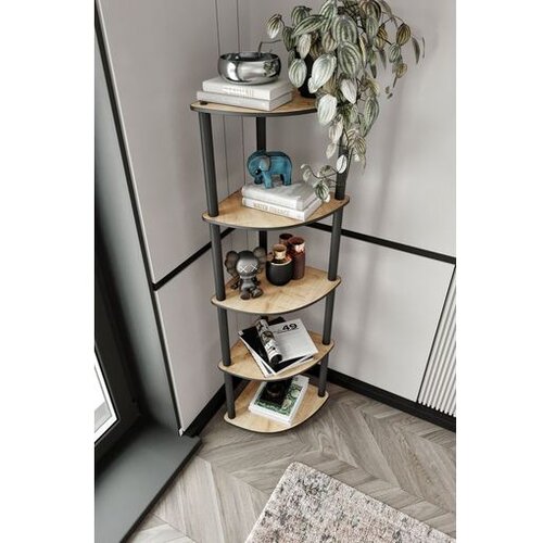 Hanah home polica za knjige Bookcase 5 Corner Cene