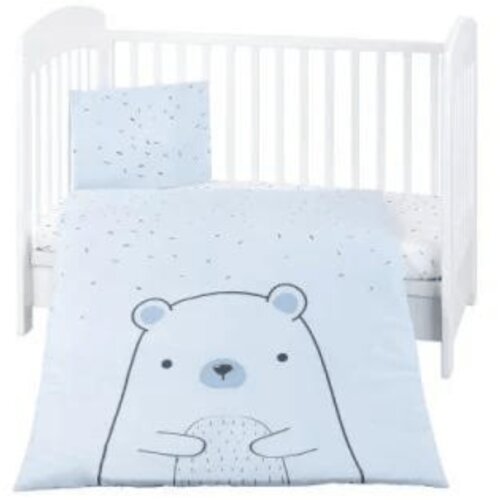 Kikka Boo posteljina navlaka 3 pcs Bear with Me blue ( KKB30143 ) Cene