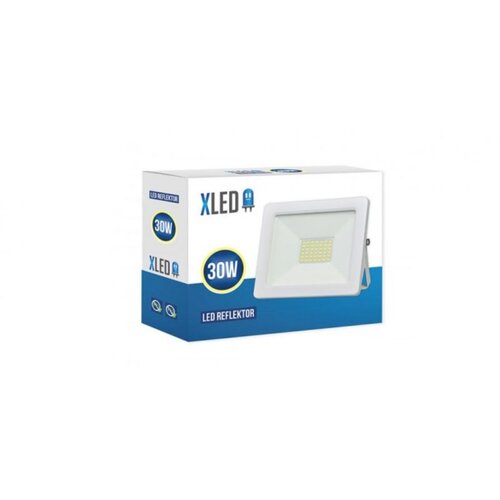 Xled led reflektor 30W, 6500K, 2400Lm , IP65, AC220-240V, beli ( 30w white ) 30w white Slike
