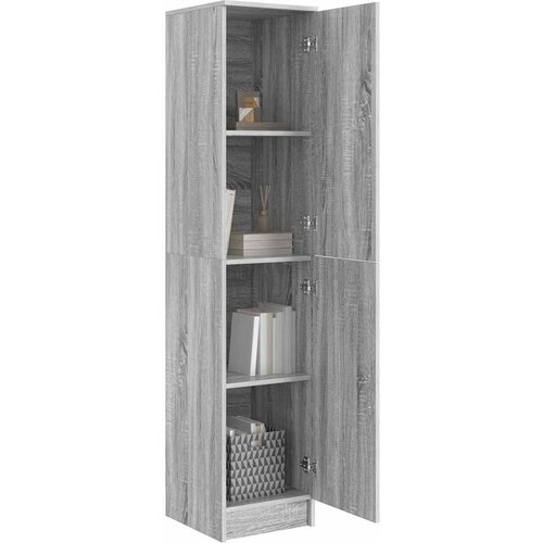  Highboard Siva Sonoma 35 x 39 x 168 cm Slike