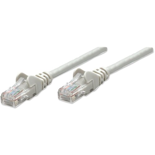 Intellinet 340373 Kabl Patch Cat6 kompatibilan U/UTP 1m, Sivi Slike