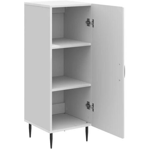  Kreveta Bijela visokog sjaja 33 x 34,5 x 89,5 cm Slike