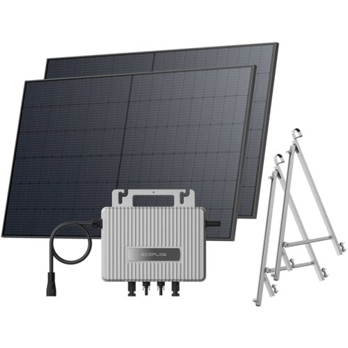 ECOFLOW Stream - Solarna Elektrana za Balkon - Staklena - Mikroinverter + 2x520W Solarni Paneli Cijene