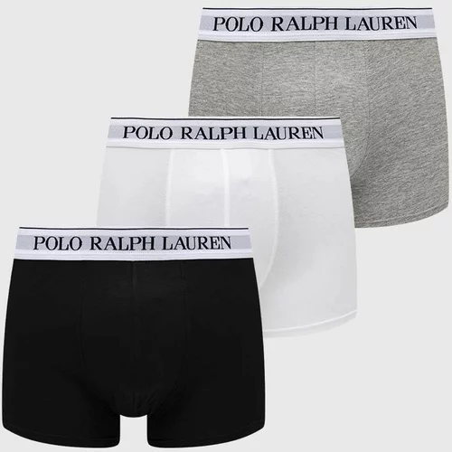 Polo Ralph Lauren Boksarice 3-pack moški, siva barva
