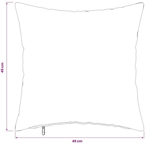  Presvlaka za jastuk 2 pcs HEERLEN Crna 45 x 45 cm Flanel Slike
