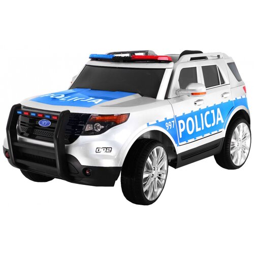  Auto na akumulator SUV Police - bijeli Cijene