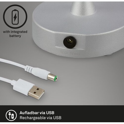 BRILO LED prigu&amp;scaron;iva vanjska punjiva stolna lampa OLANA LED/3W/5V IP44 Slike