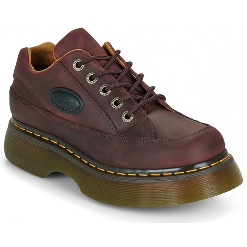 Dr. Martens BUZZ 5 EYE SHOE CHERRY RED CRAZY HORSE Bordo Slike