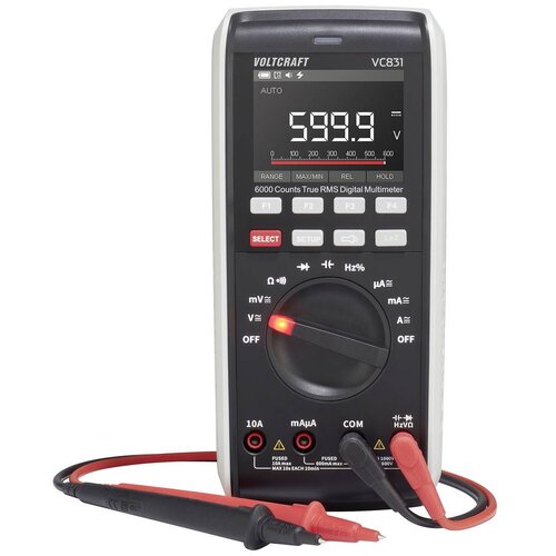 Voltcraft VC831 SE ročni multimeter digitalni LoZ CAT III 1000 V, CAT IV 600 V Prikaz (&scaron;tetje): 6000, (5000279419) Cene