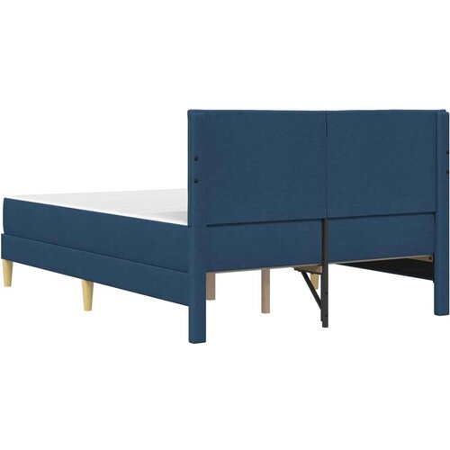  Okvir za krevet Plava 140 x 200 cm Poliester - Plava 140 x 200 cm Slike