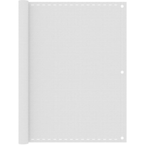 Balkonski zastor bijeli 120 x 300 cm HDPE - Bijela 120 x 300 cm Slike