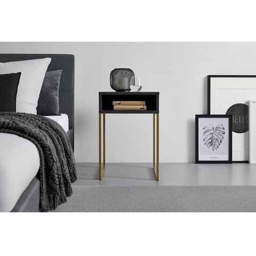 Premium Living nočna Omarica Golden, Črna, Zlata Slike
