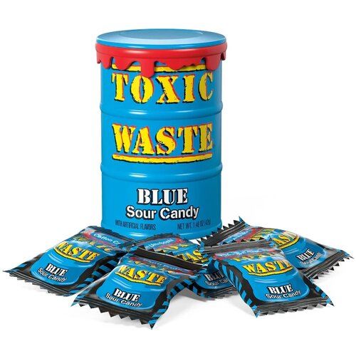 Toxic waste kisela bombona, tvrda, plava, 42g Slike