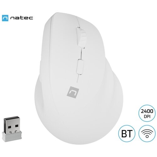 Natec Crake 2 mouse Universal Right-hand RF Wireless + Bluetooth Optical 2400 DPI Cijene