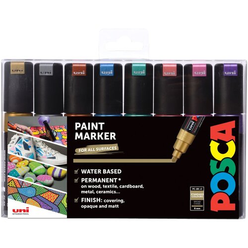 POSCA UNI marker pc-8k metallic boje 8/1 Slike