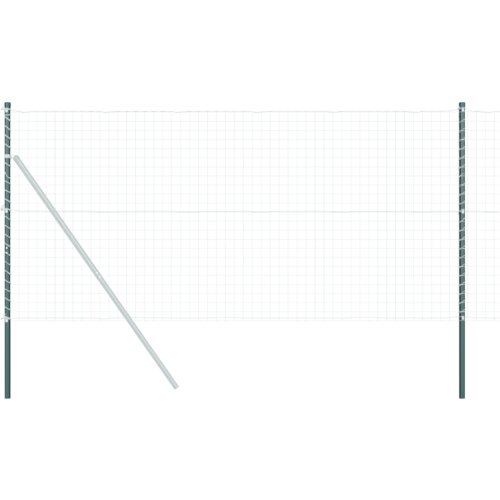 vidaXL Ograjni stebri 12 pcs Zelena 180 cm Jeklo s pra&scaron;nim premazom Cene