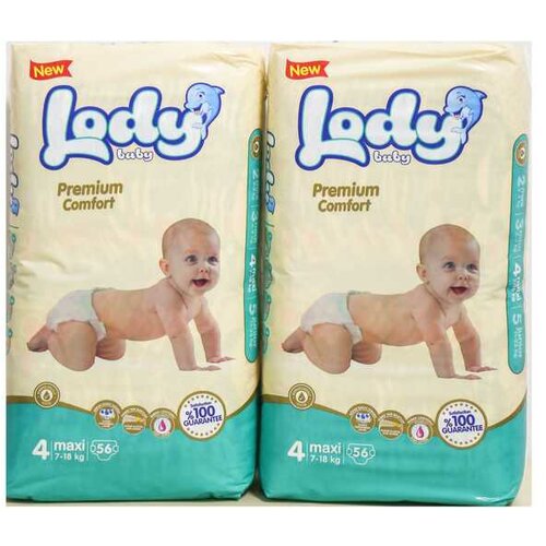 Lody baby jumbopack bebi pelene veličina 4 2/1 - 112 komada Slike