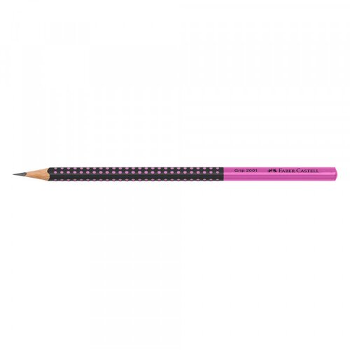 Faber_castell grafitna olovka faber castel grip b two tone 517011 crna-pink Slike