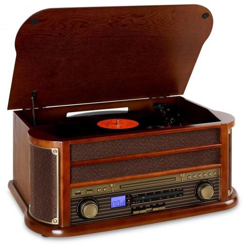 Auna Belle Epoque 1908 Retro Stereo Bluetooth USB CD MP3 Kazete Ploče Cijene