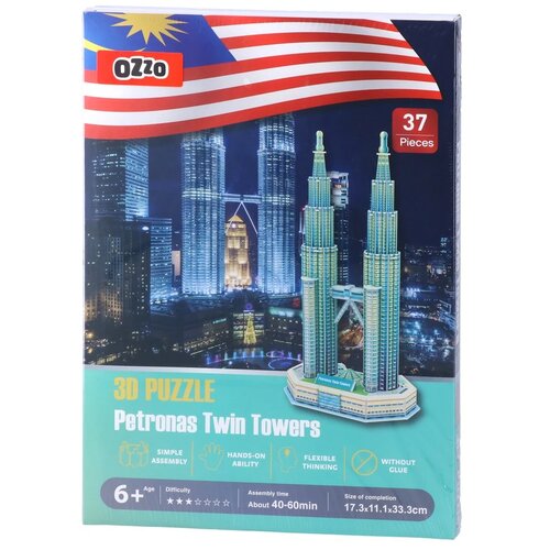 Ozzo 3D Puzzle, 3D slagalica, Kuala Lumpur , 37k Cene