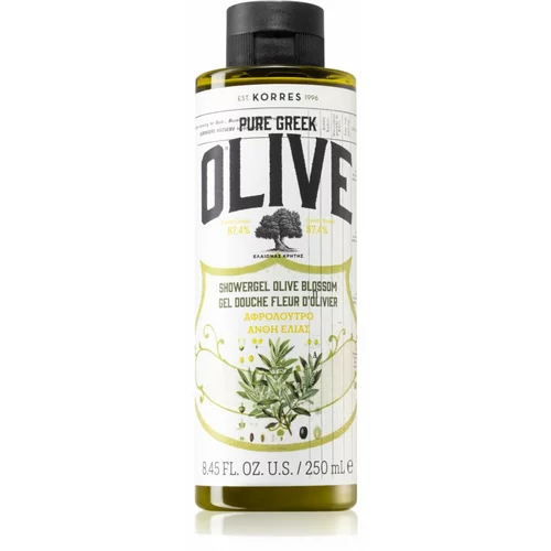 Korres Pure Greek Olive & Olive Blossom gel za prhanje 250 ml