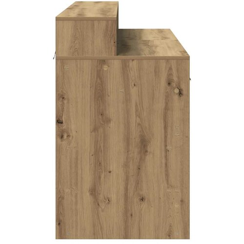  Radni stol s LED svjetlima 120x55x91 cm konstruirano drvo Slike