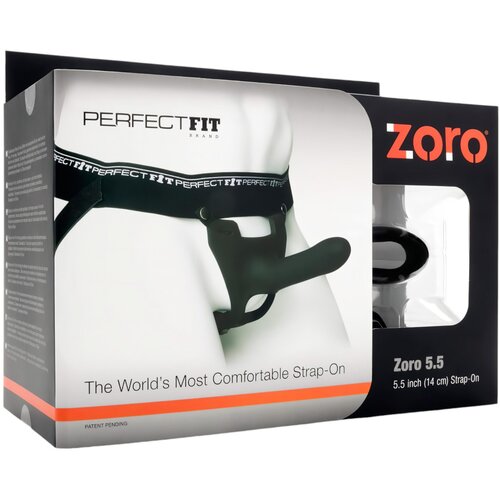 Perfect Fit ZORO 5.5 - dildo na kopču (14cm) - crni Cijene