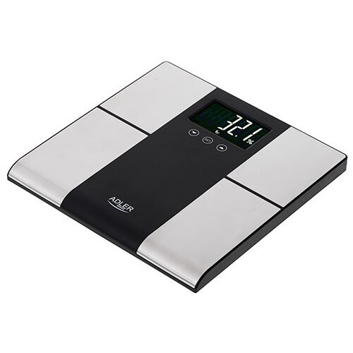 Adler AD 8165 personal scale Rectangle Black, Grey Electronic personal scale Slike
