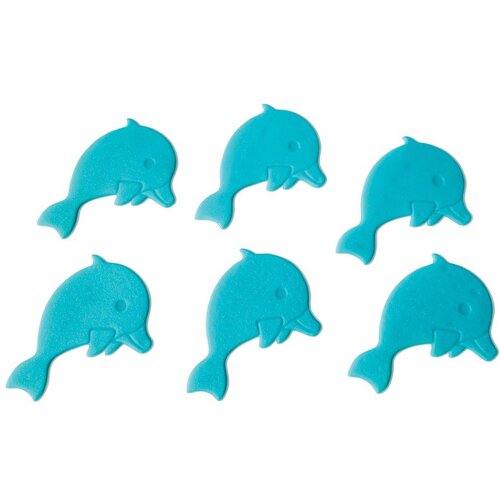 Spirella Dječja protuklizna podloga za kadu 12x8 cm Dauphins &amp;ndash; Slike