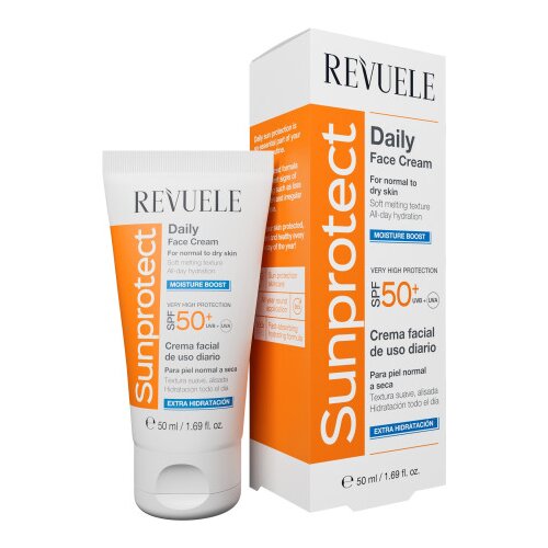 Revuele dnevna krema za obraz z za&amp;scaron;čitnim faktorjem SPF 50+ - Sunprotect Daily Face Cream - Moisture Boost SPF 50+ Slike