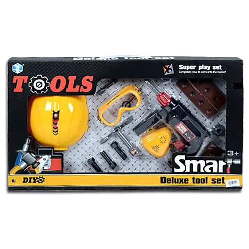 Magic Toys Velikanski igralni komplet orodja z vrtalnim strojem in čelado Cene