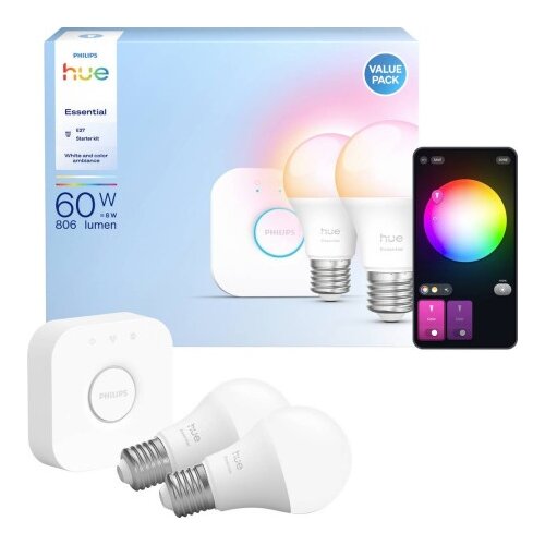 Philips 929004235409 hue esential sijalica wca 806 a60 e27 set 2/1 + bridge ( 21794 ) Cene