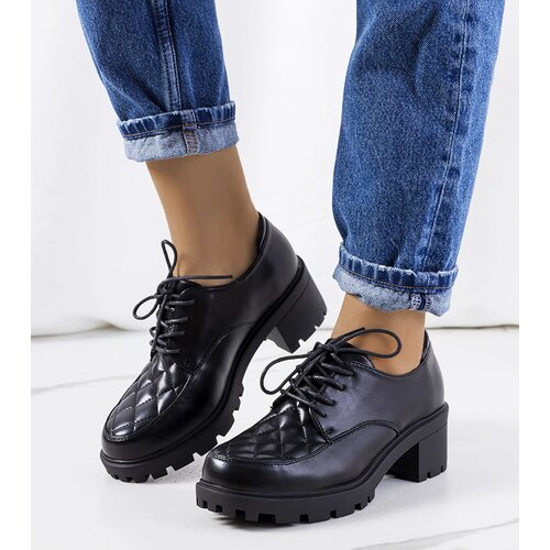 Gemre Black pumps with thick heels Landra Cijene
