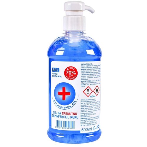 Nepoznato ANTIBACTERIAL gel za suvo pranje ruku 500ml Cene