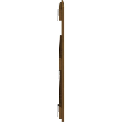  Zidno uzglavlje boja meda 108 x 3 x 60 cm od masivne borovine Slike