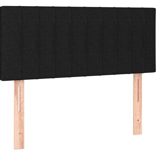 Maison Chic posteljno vzglavje - vzglavna omarica - nočna omarica črno 100x5x78/88 cm blago, (21706243) Slike