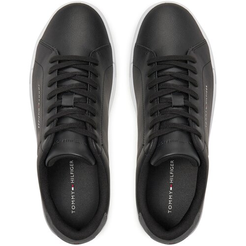 Tommy Hilfiger Niske tenisice &amp;#039;COURT ESS&amp;#039; tamo siva / crna Slike