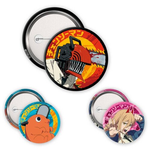 Abystyle Badge - ChainSaw Man - Denji, Devil, Pochita - Badge Pack Cene