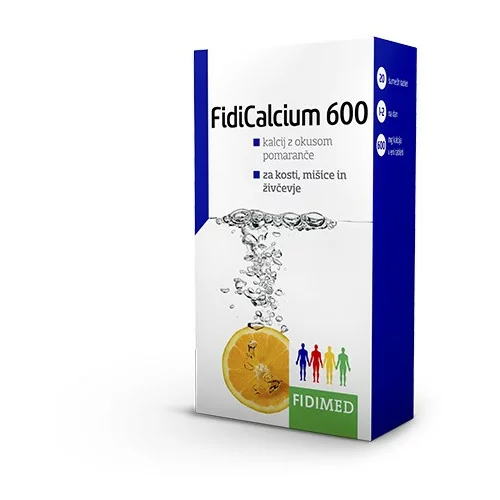  FidiCalcium 600, šumeče tablete