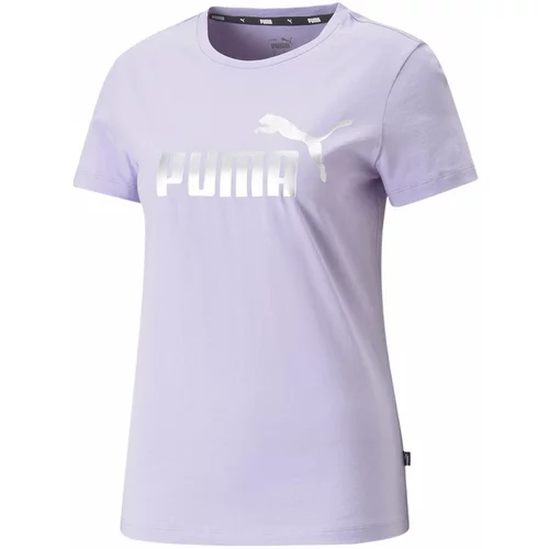 Puma Tehnička sportska majica srebrno siva / lila