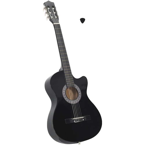  Klasična gitara Western s prorezom i 6 žica crna 38 " Cijene