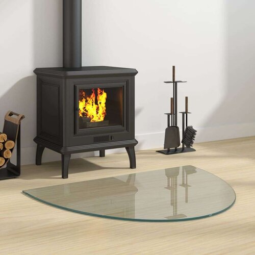 Staklena ploča za kamin polukružna 800 x 600 mm Cijene