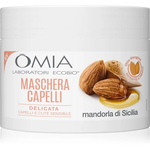 Omia Laboratories Mandorla di Sicilia hranilna maska za lase z mandljevim oljem 250 ml