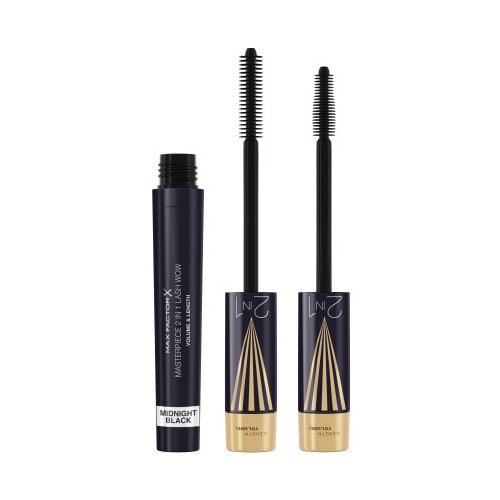 Max Factor maskara - Masterpiece 2in1 Lash Wow Mascara - Midnight Black Cene